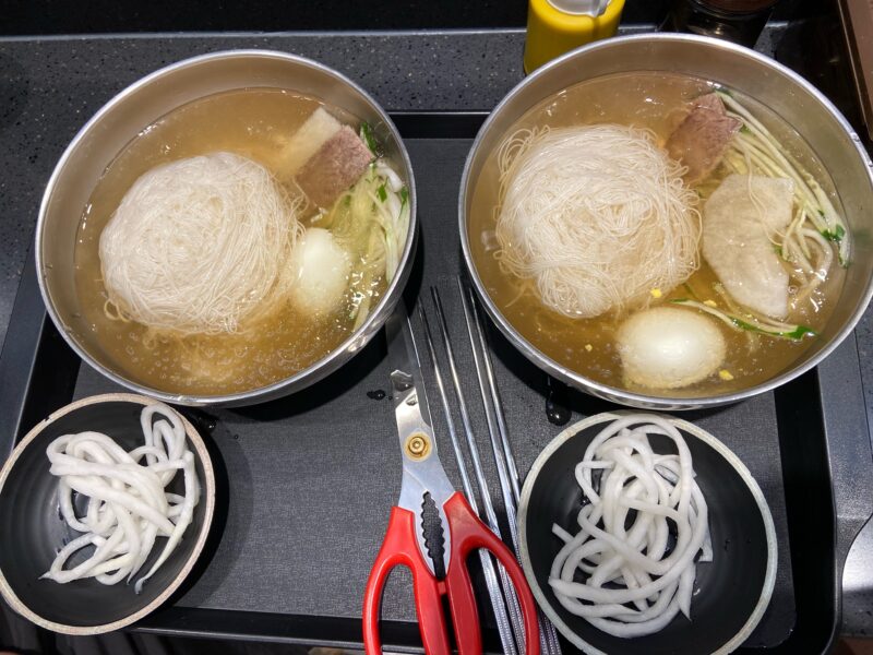 ロッテ百貨店中になる冷麺